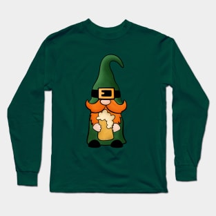 Cute Redhead Irish Gnome Long Sleeve T-Shirt